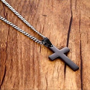 Simple Stainless Steel Cross